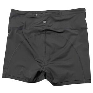 Athleta Accelerate Shortie Mini Short Black Biker Shorts Women's L